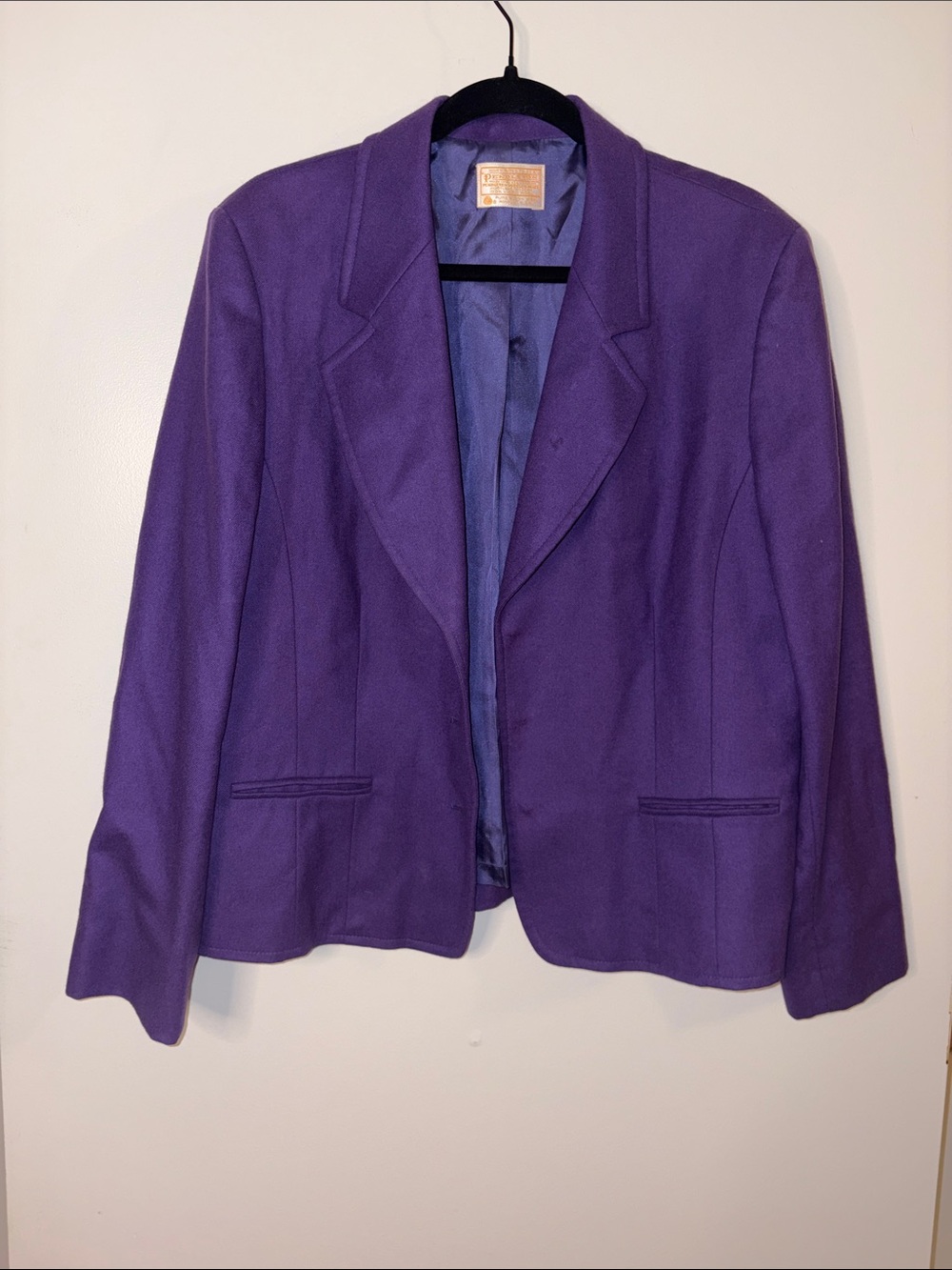Pendleton Purple Women's Blazer Jacket -Size 10